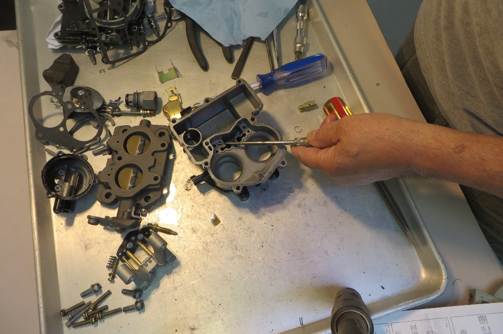 Merecarb rebuild - main discharge